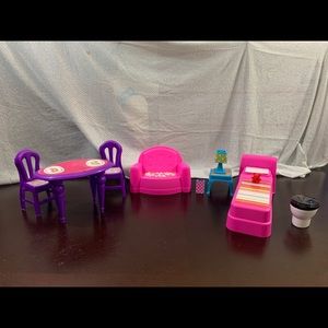 Doll house furniture for barbie